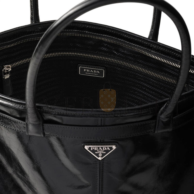 PRADA BONNIE LEATHER TOTE BAG 2VG128 (50*36*17cm)